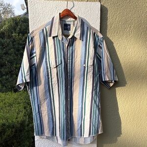 Wrangler Vintage Men's Striped Casual Shirt